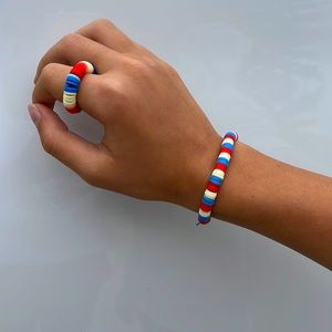 This bracelet/ring is called the fourth of July set!